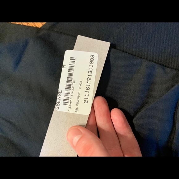 Fear Of God Essentials Long Sleeve Black - Picture 4 of 8